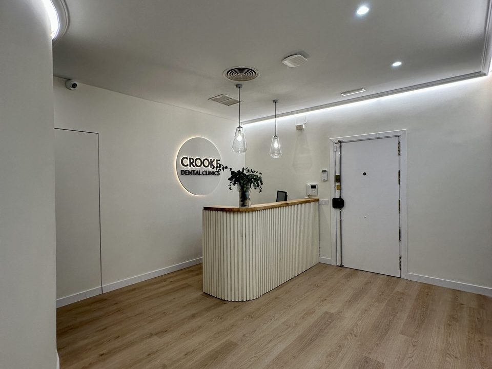 Consulta de implantología en la clínica Crooke de Fortuny, Madrid